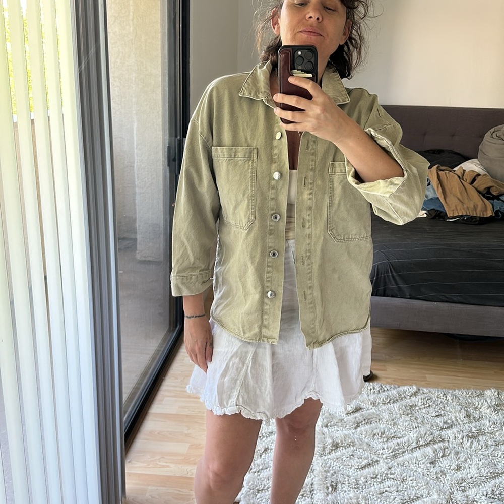 Zara Woman’s Green Jacket Size M